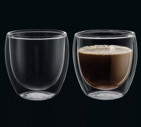 Стакан для кофе Double Wall Glass Mug 220 мл.