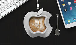 Кофе из чашки-«Apple»